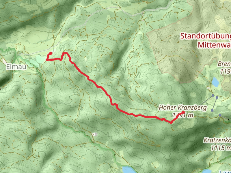 Kranzberg Walk via Wanderweg 811