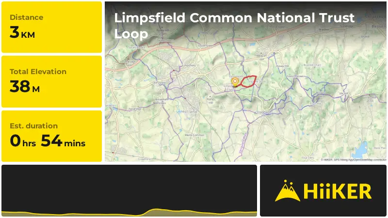| Limpsfield Common National Trust Loop