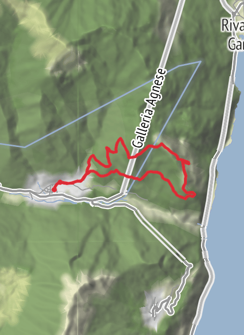 Ledro Hiking mobile static map