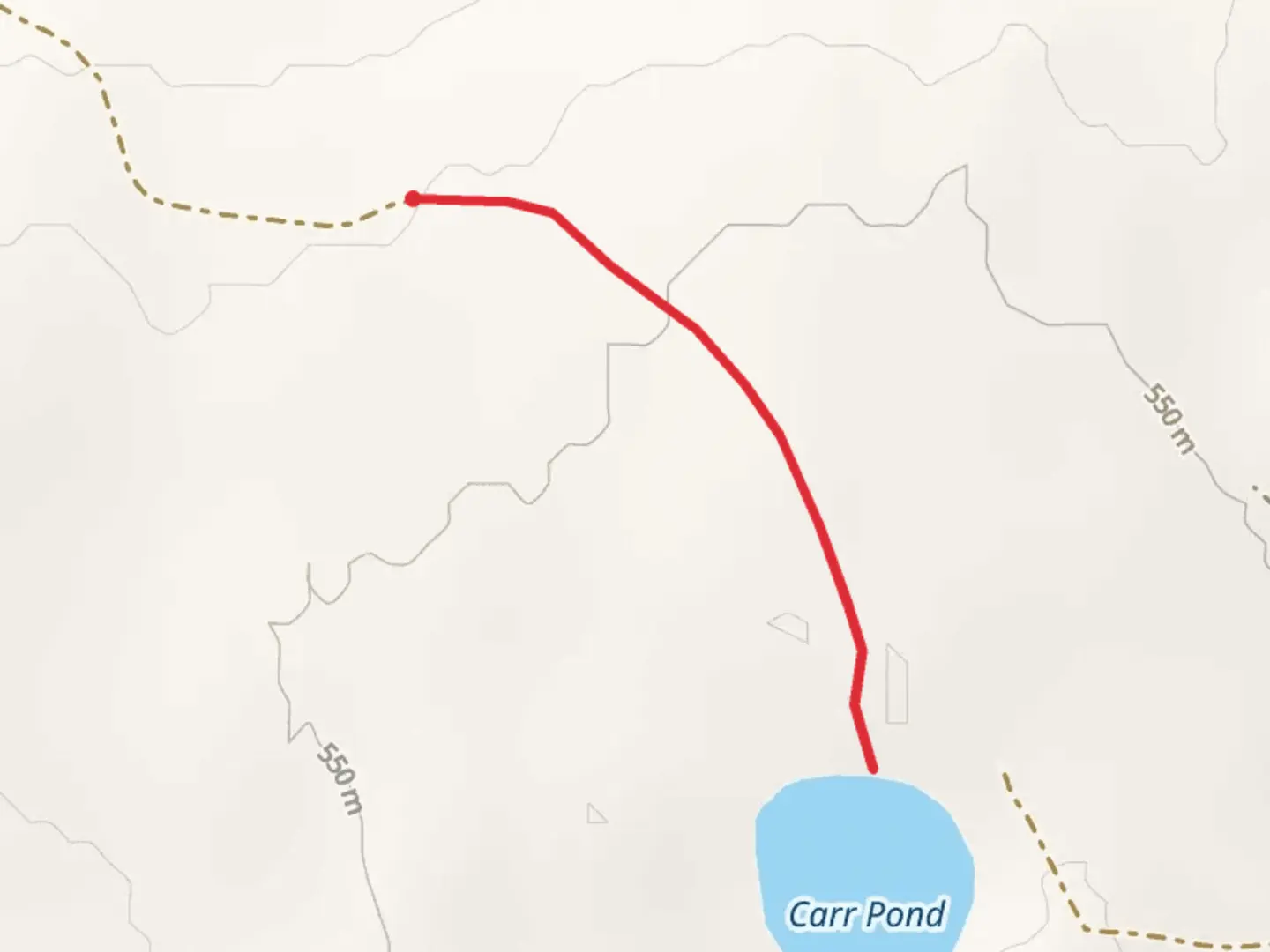 An image depicting the trail Carr Pond Trail and its surrounding area.