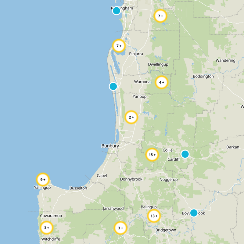 Shire Of Harvey Static Map