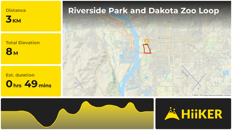 Riverside Park and Dakota Zoo Loop | Burleigh County | North Dakota