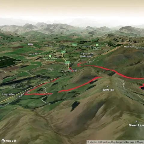 North Esk Reservoir, Fairlie Hope, Peaked Craig and Hollow Haugh Loop