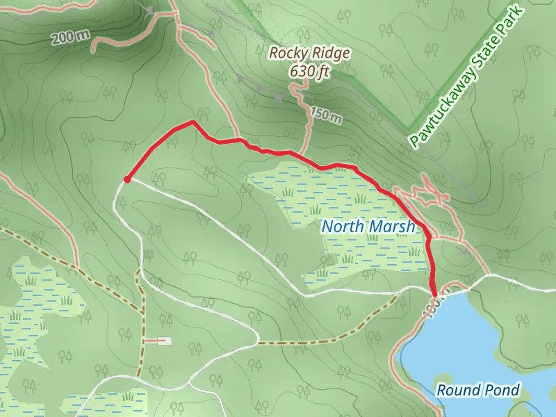 Boulder Trail via Round Pond Road