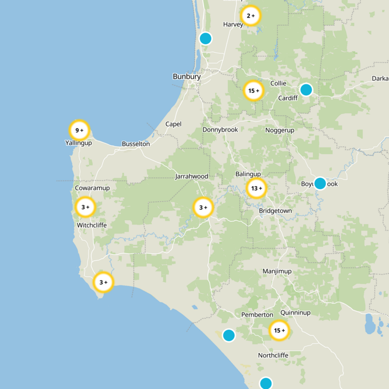 Nannup Static Map