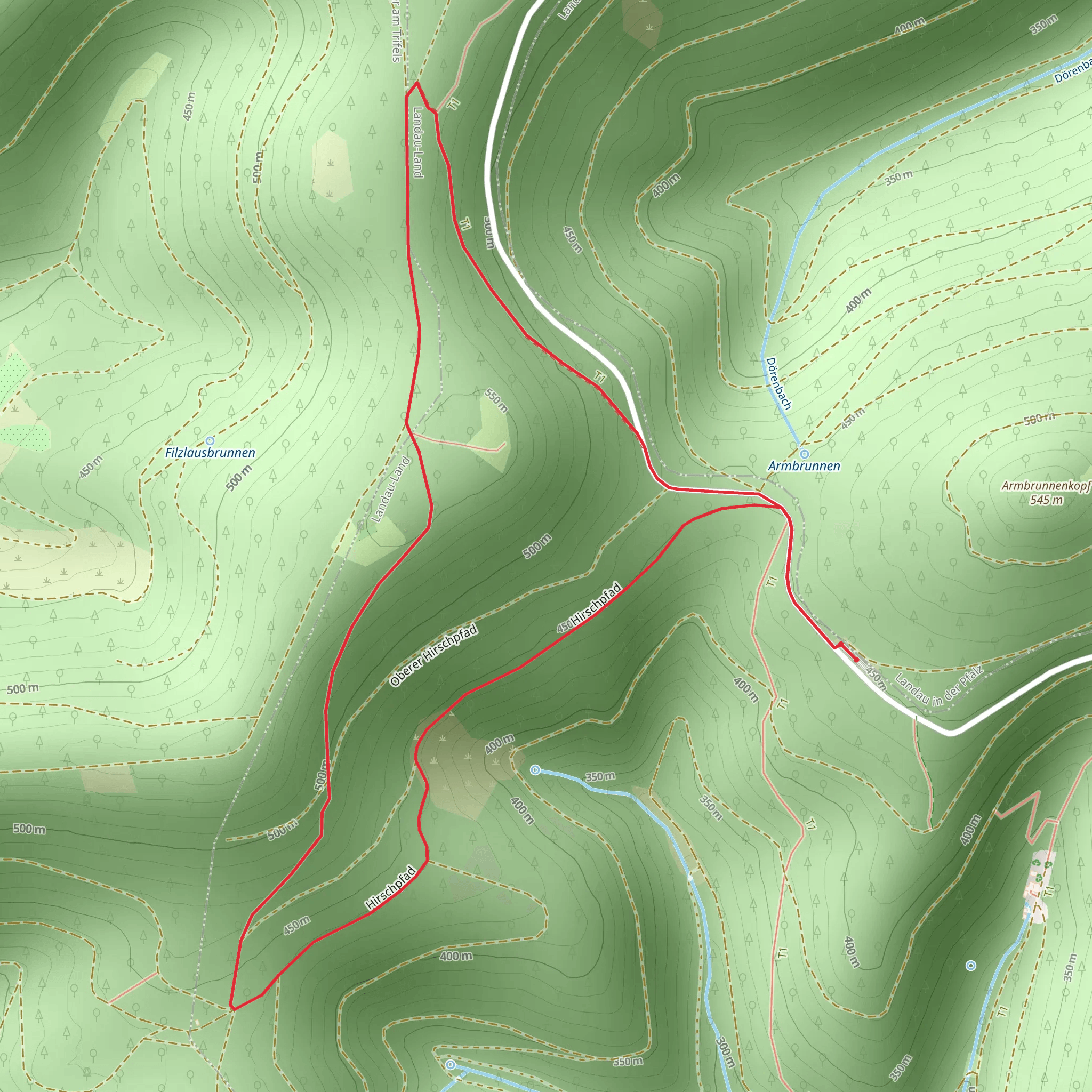Schmale Ebenung Loop mobile static map