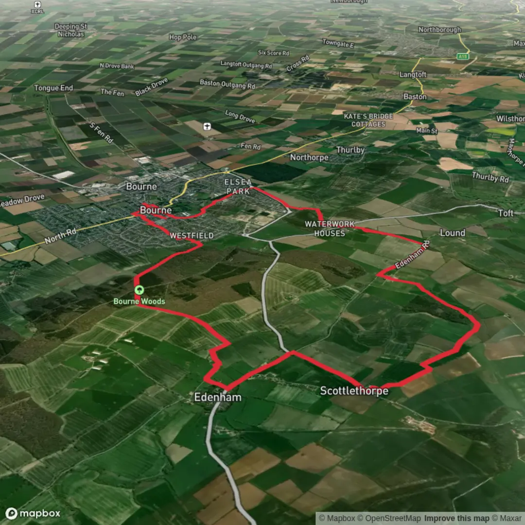 An image depicting the trail Toft tunnel hike and its surrounding area.