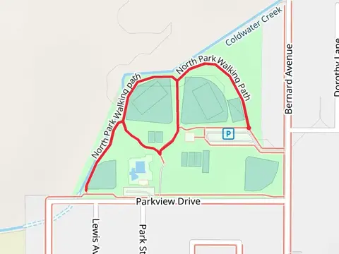North Park Walking Path Loop