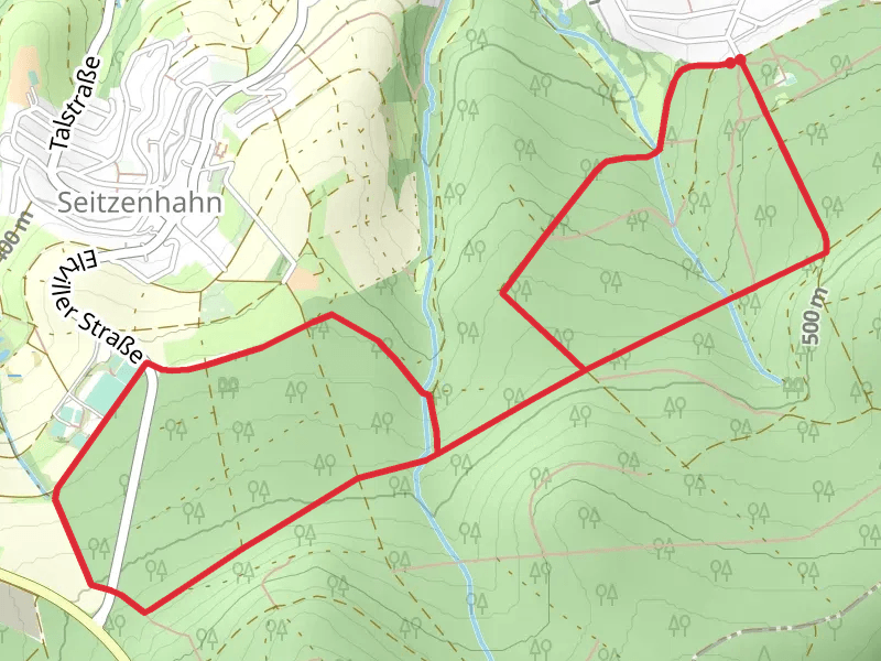 Schwarzer Hahn and Rote Kirche Loop