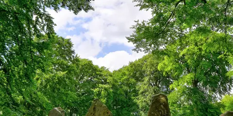 Wayland's Smithy and Uffington Castle from Woolstone