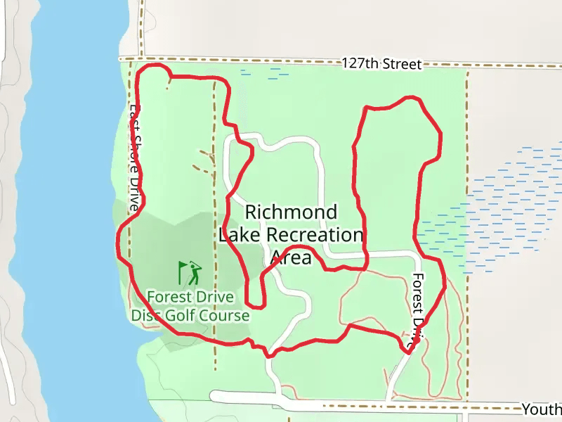Richmond Lake Recreation Area Loop - North