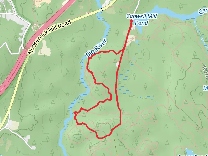 Burnt Sawmill Road and Upper Piney Loop