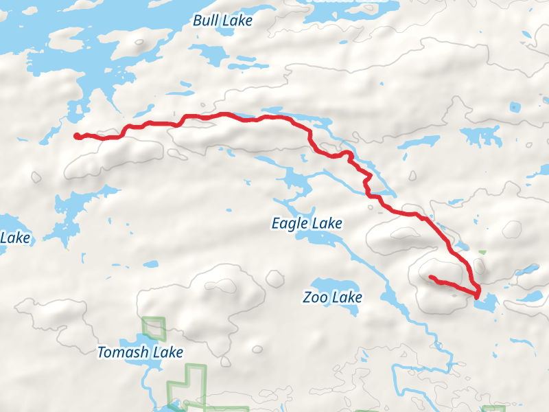 Brule Lake Trail to Eagle Mountain