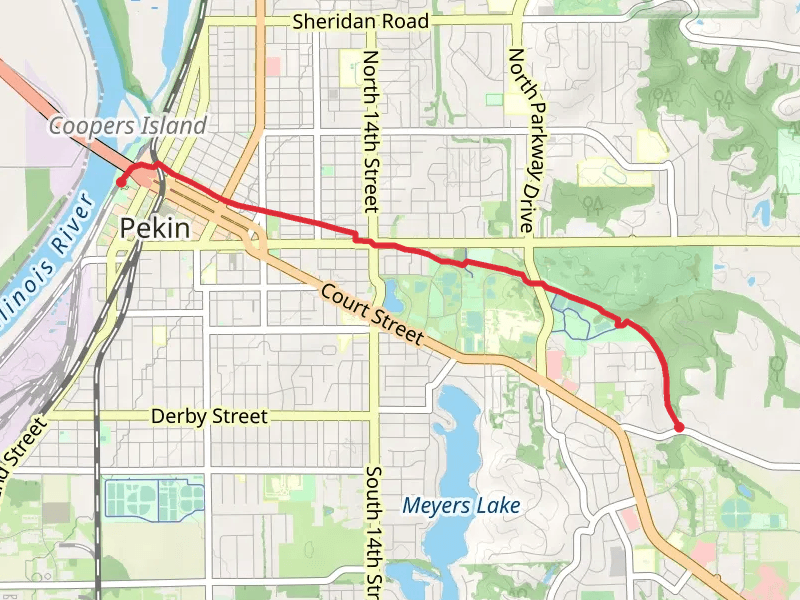 Pekin Park Trail