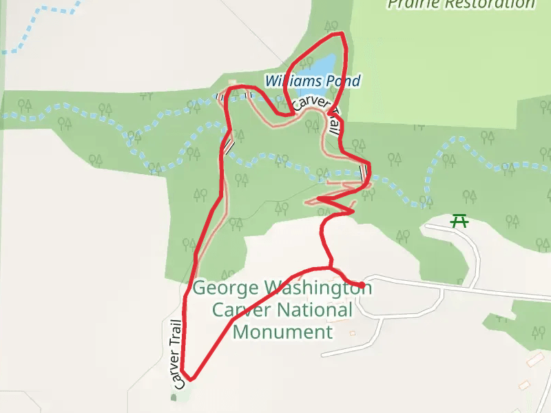Carver Trail and Williams Pond Loop