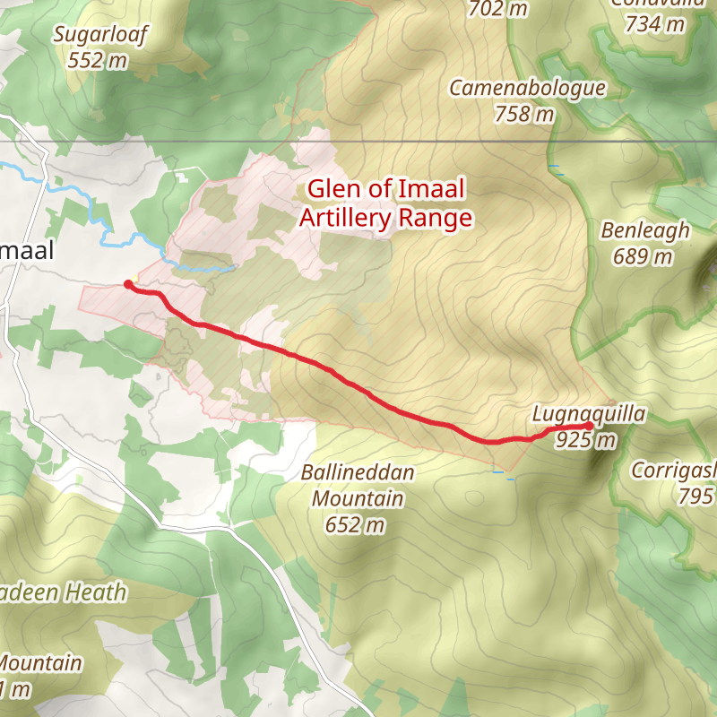 A map preview of the recording Hike on 02-06-2025 10:43 AM.