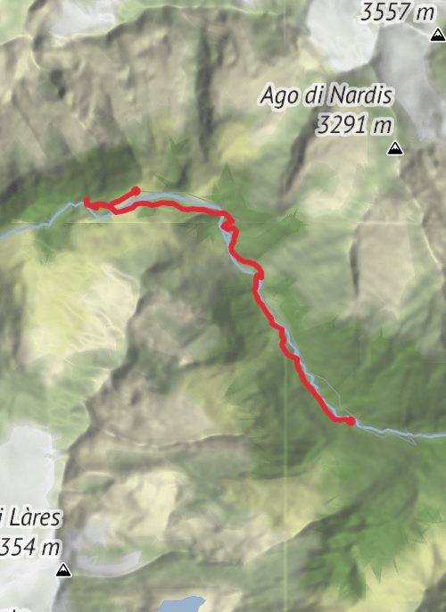 Strembo Hiking mobile static map