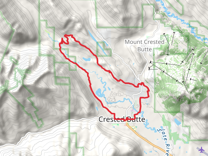 Lower Loop Upper Section and Woods Walk Loop Trail