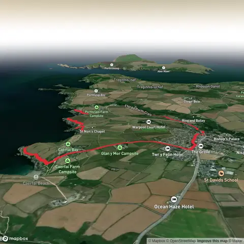 St Davids and St Non's Bay
