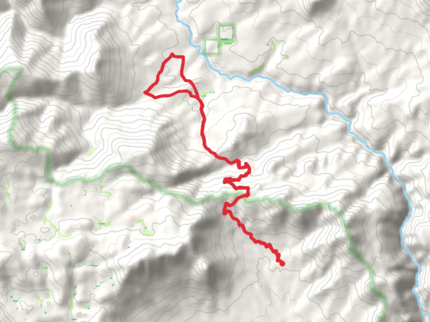 An image depicting the trail Grey Meadow Forest Service Station via Fish Creek Trail and its surrounding area.