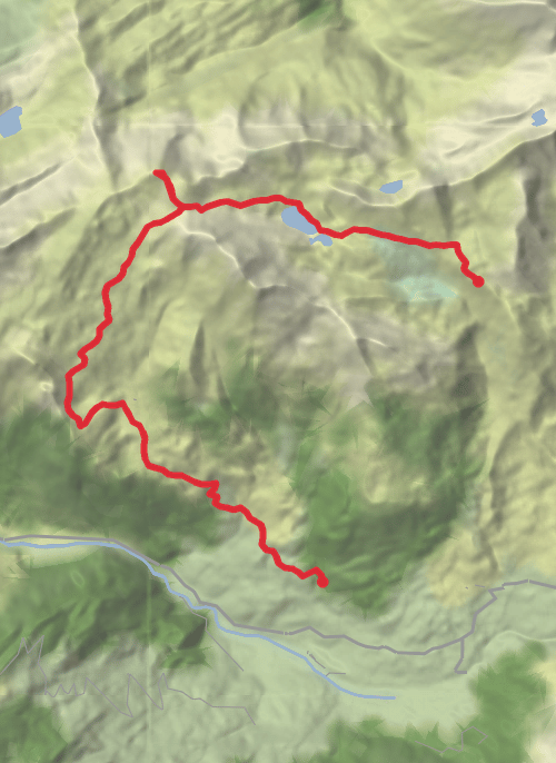 Hike from Grindelwald mobile static map