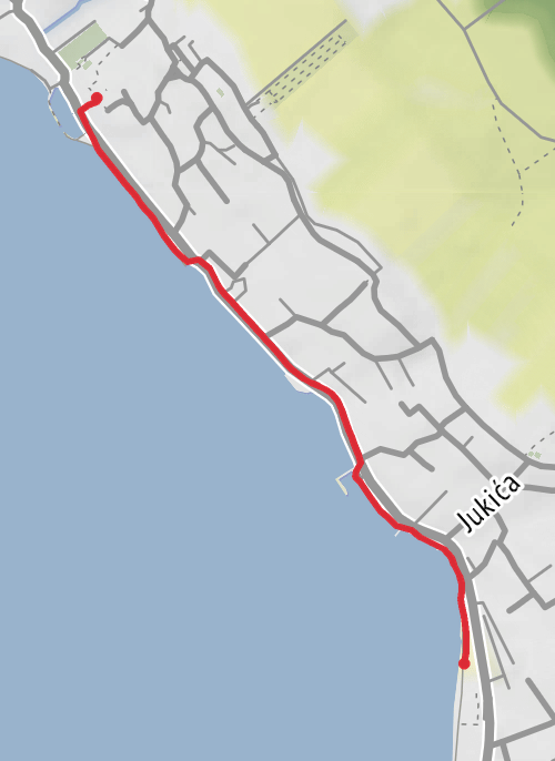 Zadar Hodanje mobile static map