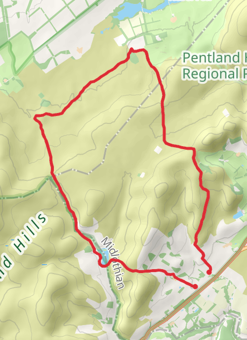 Nine Mile  Burn Loop mobile static map