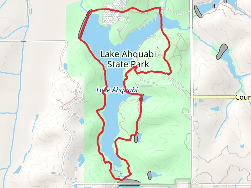 Lake Ahquabi Loop