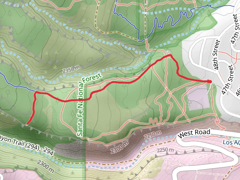 Quemazon Trail and Cave of the Winds Trail