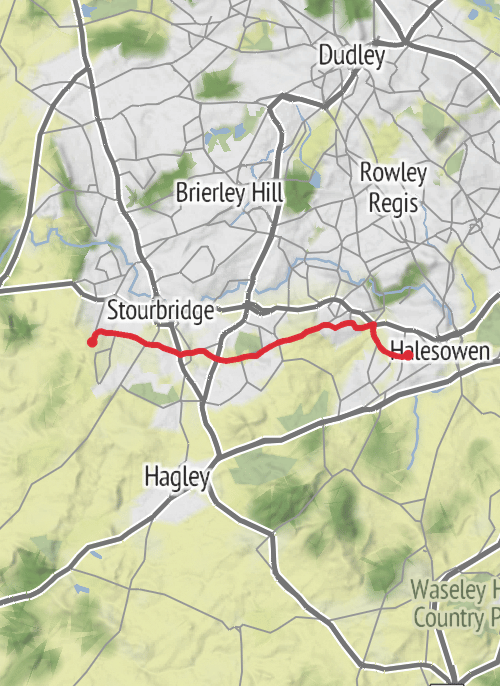 Dudley Running mobile static map