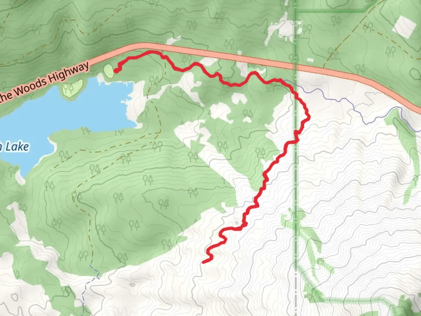 An image depicting the trail High Lakes and Pacific Crest Trail and its surrounding area.