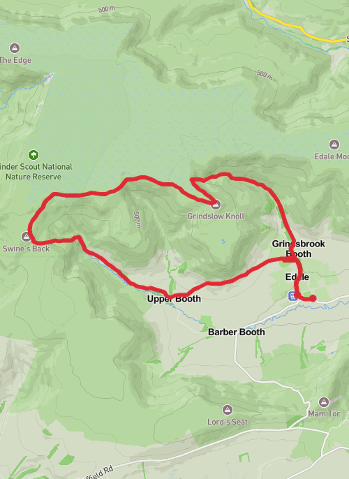 kinder scout mobile static map