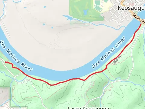 Des Moines River Out and Back
