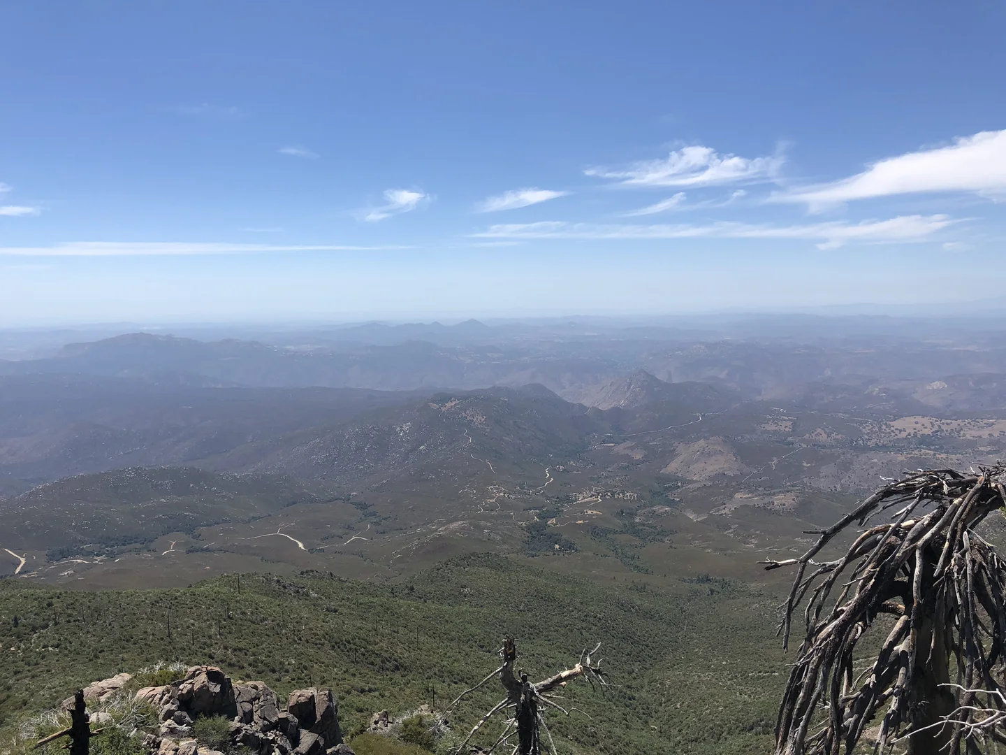 An image depicting the trail Cuyamaca Peak via Arroyo Secco Trail and its surrounding area.