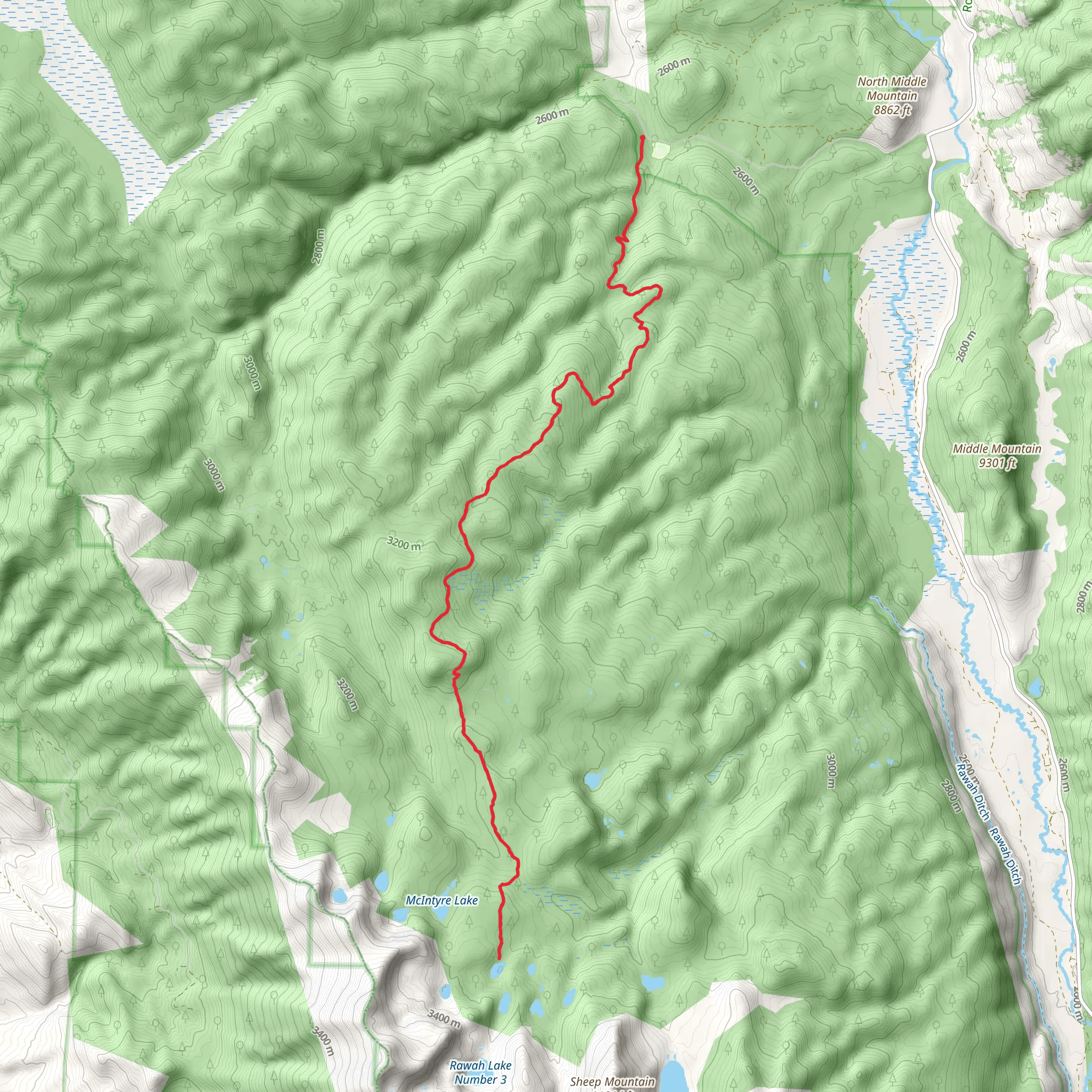 Link Trail mobile static map