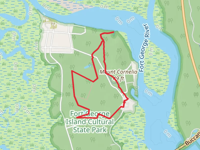 Fort George Island Cultural State Park Trail Loop