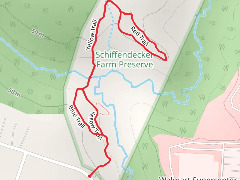 Schiffendecker Preserve Trail - Yellow Loop