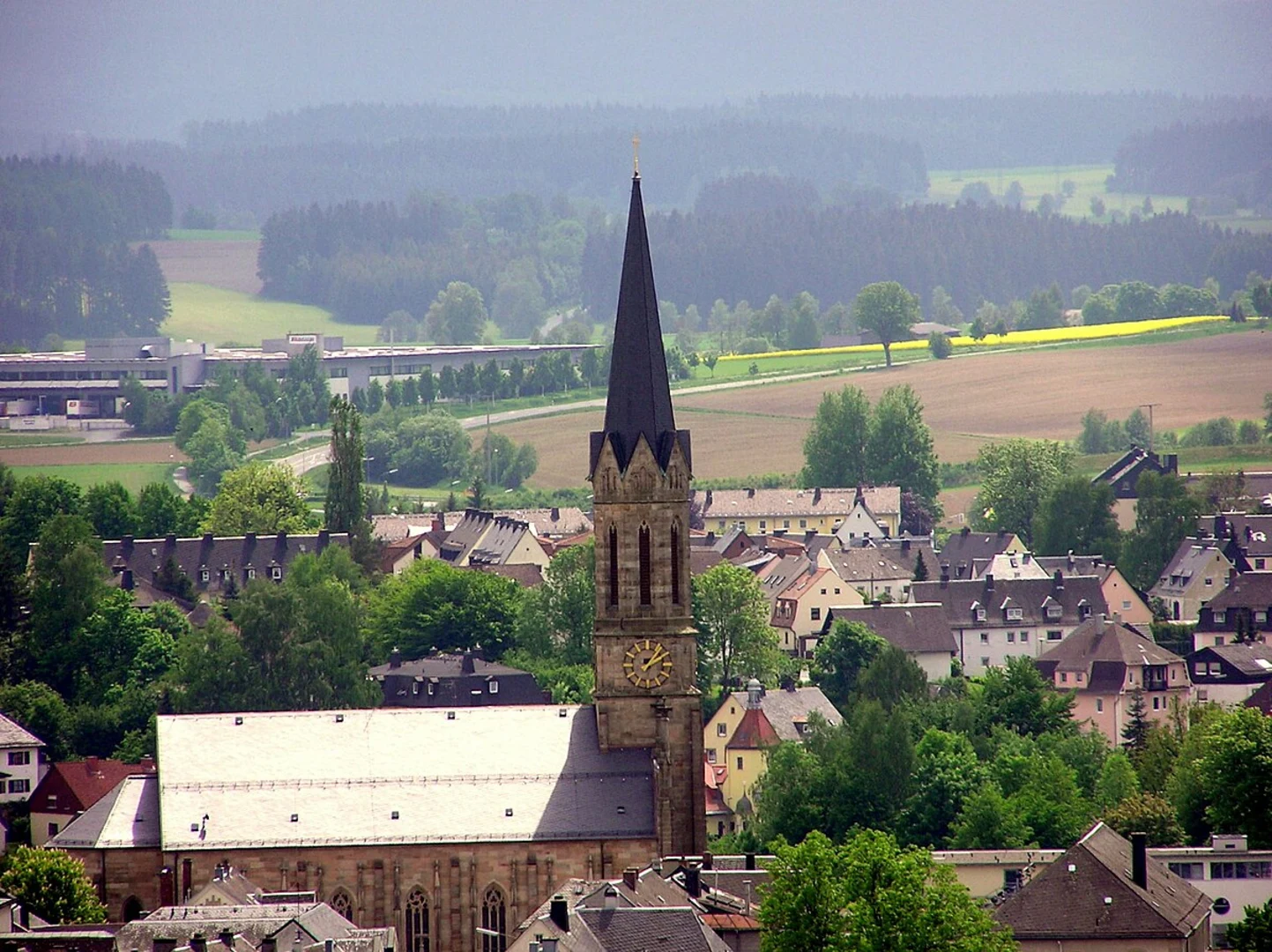 An image depicting the trail Rottenberg to Schimborn Walk and its surrounding area.