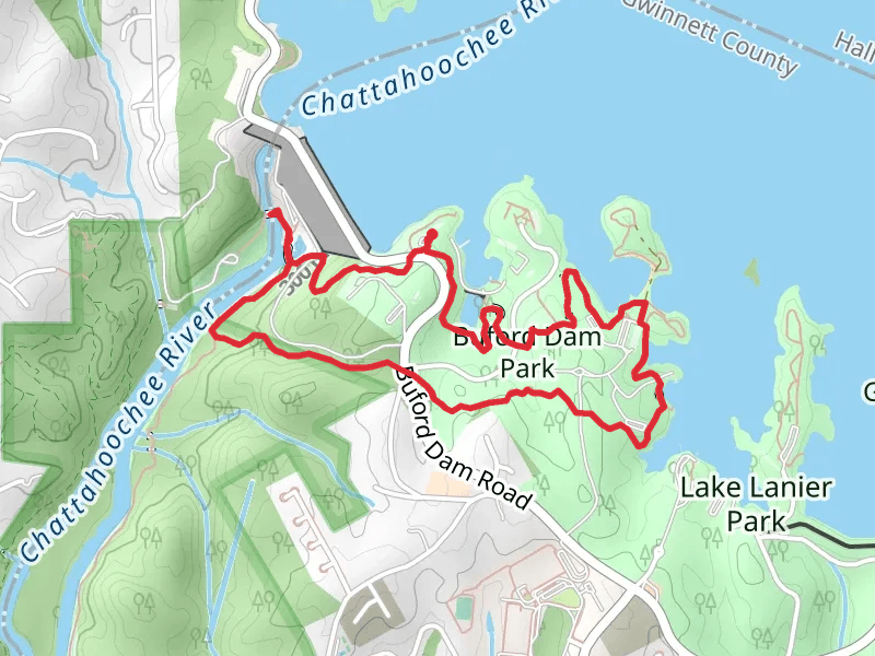 Buford Dam Park Loop