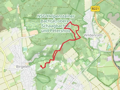 Birgeler Urwald and Maas Niederrheinpad K Loop