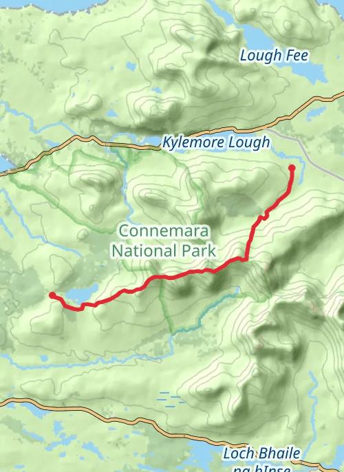 Four Ben Traverse  mobile static map
