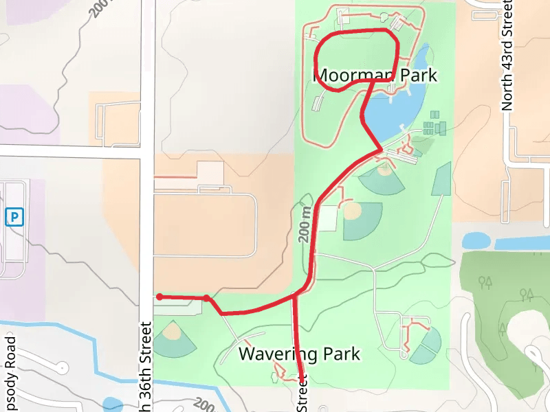 Walk around Moorman Lake
