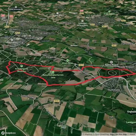 Kruisbergsche Bosschen and Sliek Route