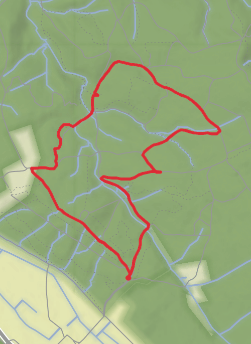Hike from Mas Tinel mobile static map