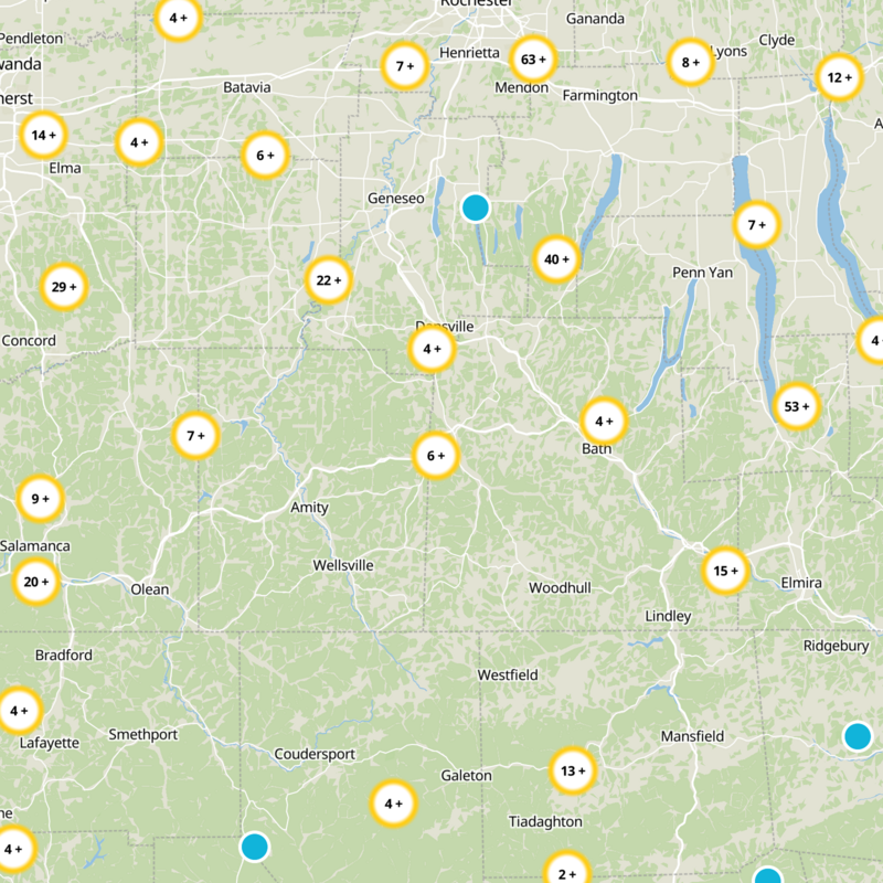 Steuben County Static Map