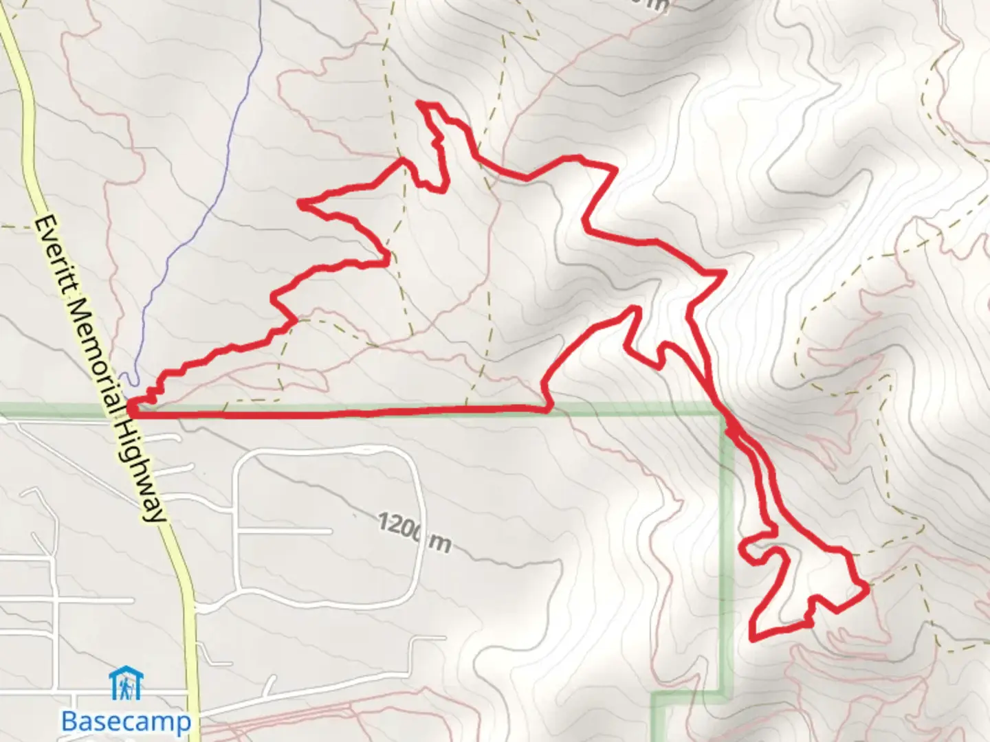 An image depicting the trail Gateway Loop Trail and its surrounding area.