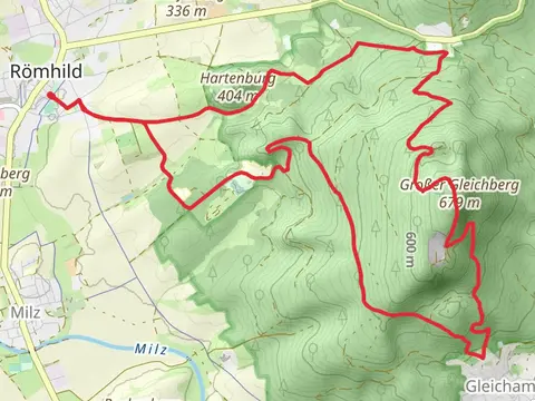 NSG Kleiner und Grober Loop - Romhild