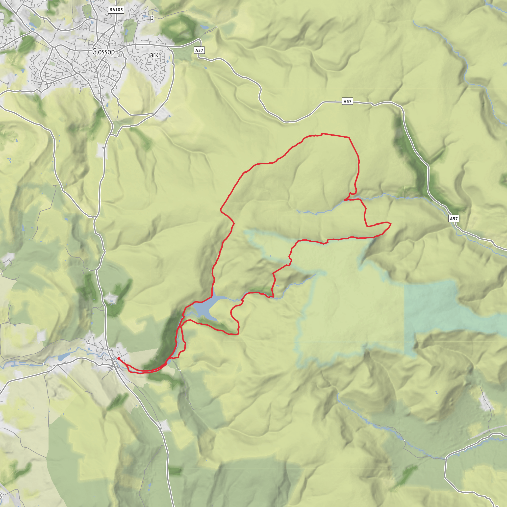 Northern Kinder Plateau mobile static map