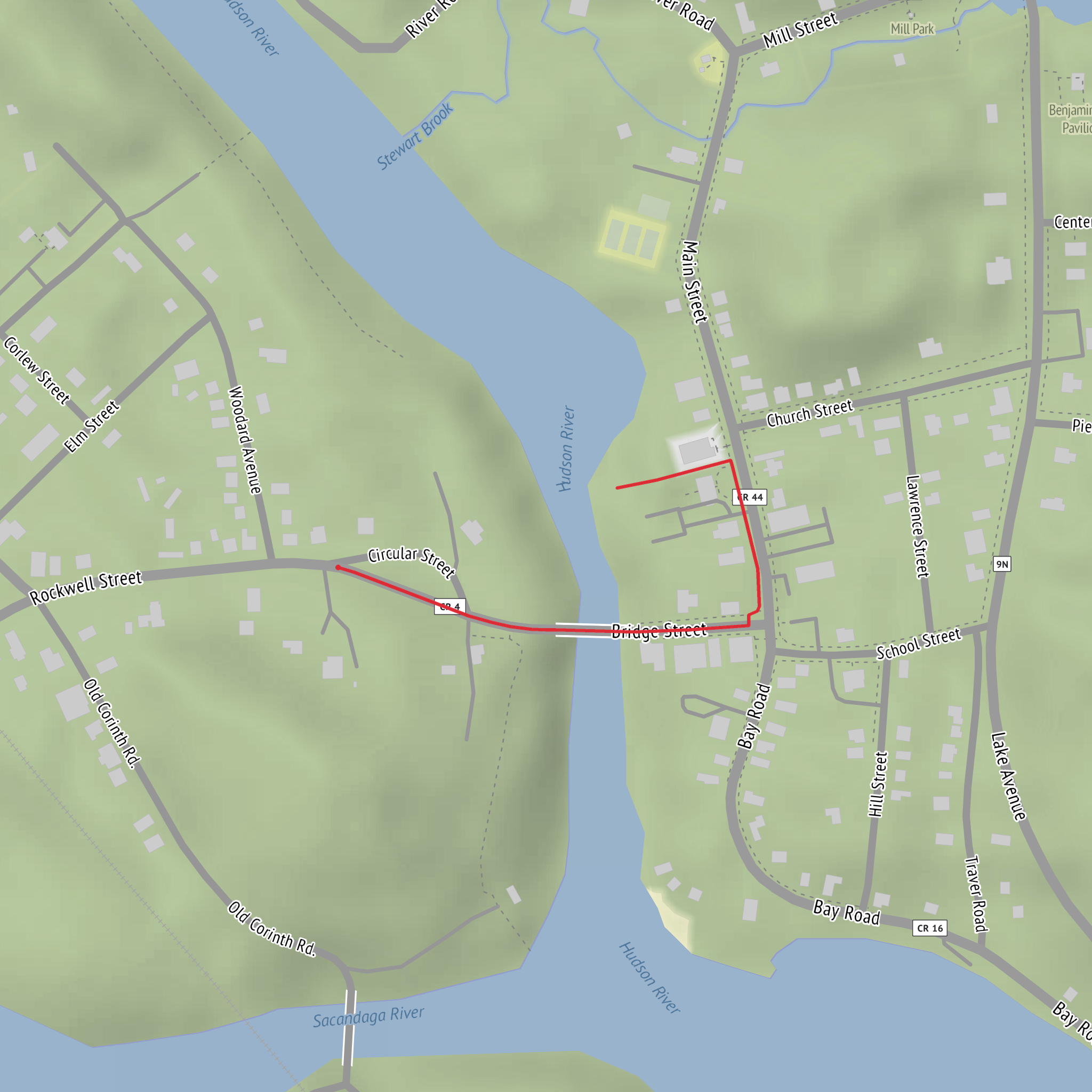 Rockwell Falls mobile static map