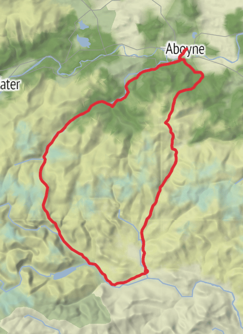 Angus Mountain Biking mobile static map